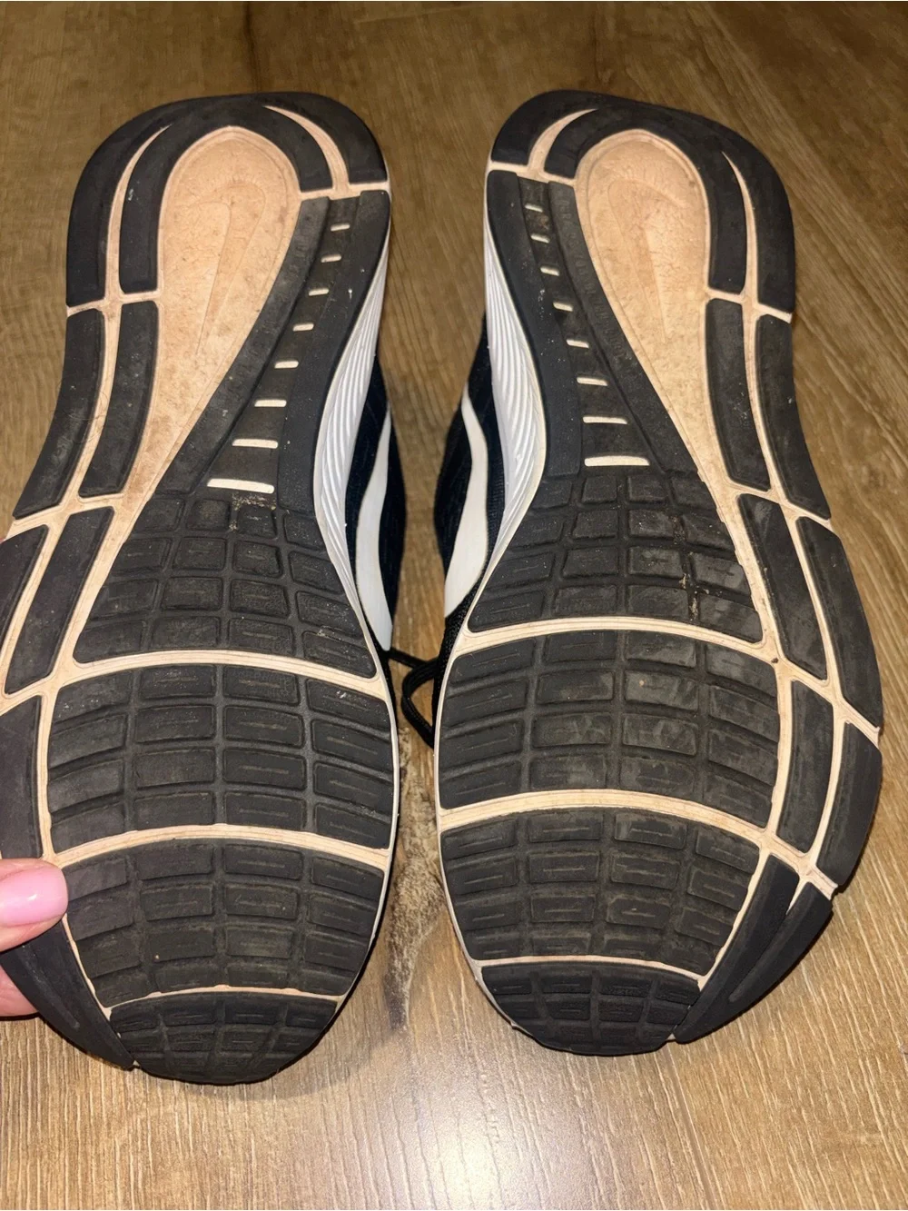 Nike Zoom Black and White Running Sneakers